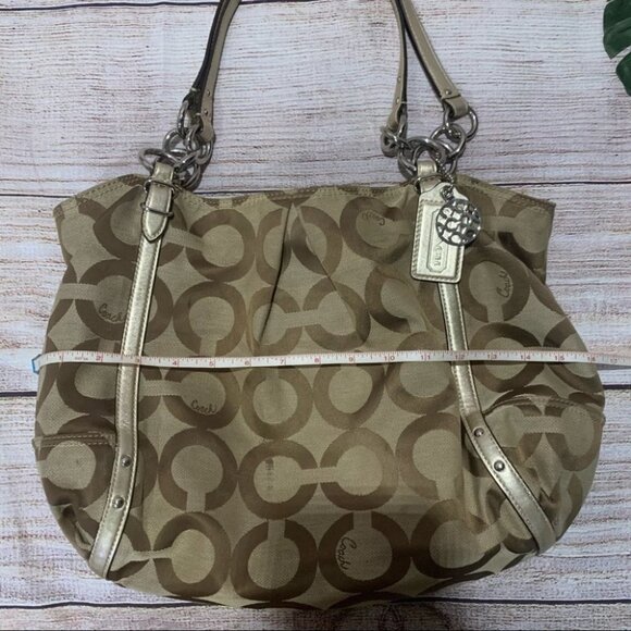 Coach Alexandra Outline Opt Art Tote Bag - Picture 10 of 15